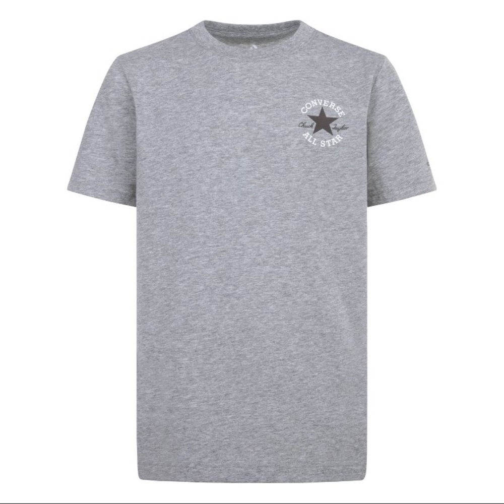 Converse® Boys' Short Sleeve Graphic T-Shirt - Heather Gray Medium